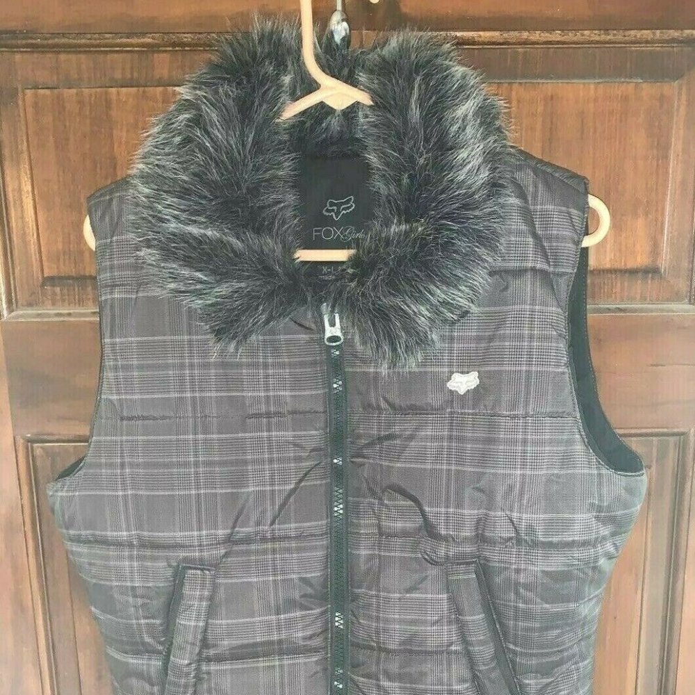 FOX RACING GIRLS FAUX FUR VEST